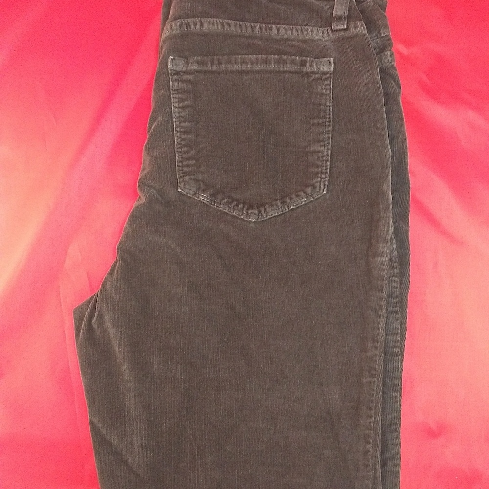 NYDJ Women's Brown Coduroy Straight Leg Jeans SZ 8